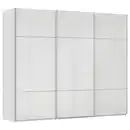 Bild 1 von Novel Schwebetürenschrank, Weiß, Holzwerkstoff, 9 Fächer, 271x223x68 cm, Typenauswahl,  umfangreiches Zubehör erhältlich, in verschiedenen Größen und Holzdekoren erhältlich, Schlafzimmer, Kle