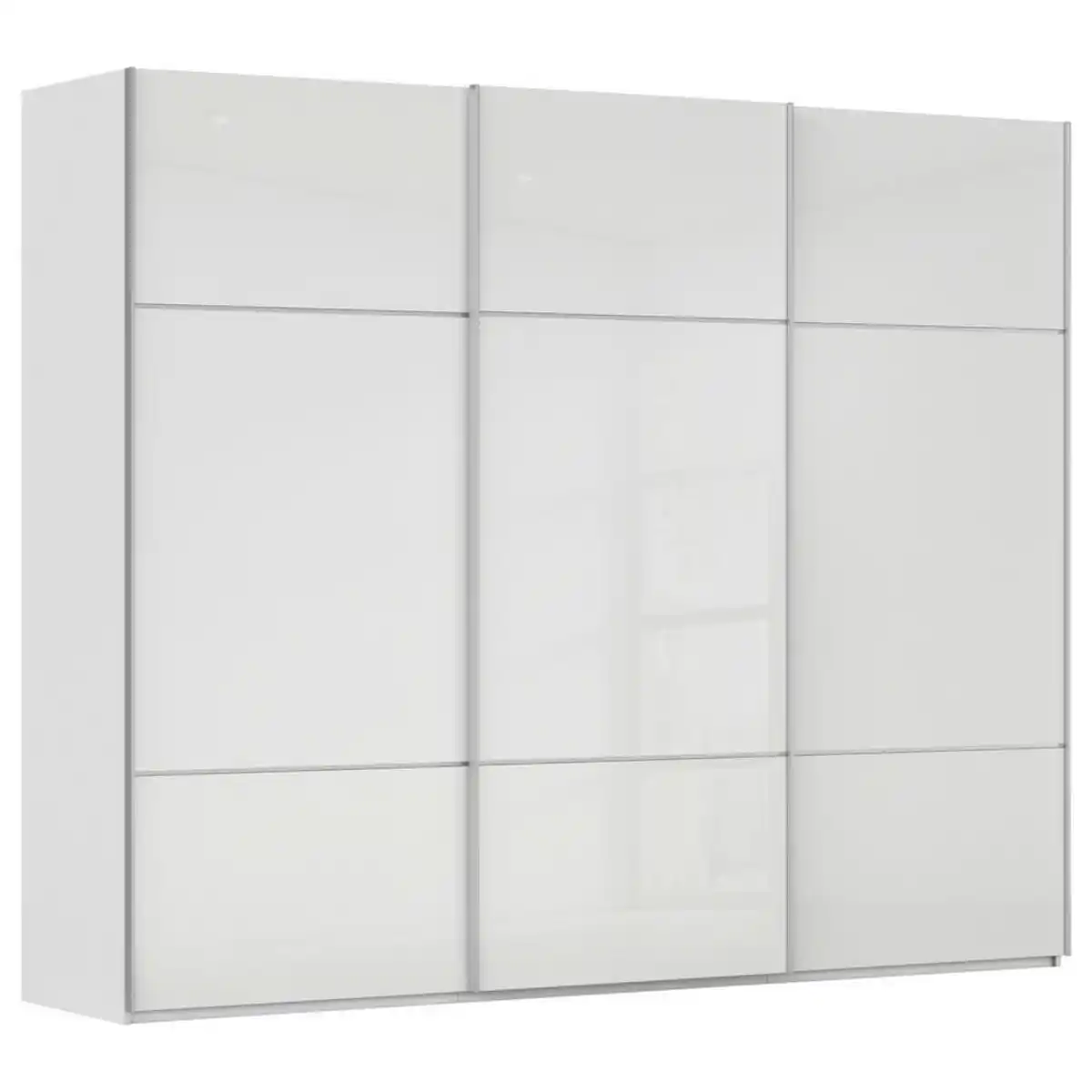 Bild 1 von Novel Schwebetürenschrank, Weiß, Holzwerkstoff, 9 Fächer, 271x223x68 cm, Typenauswahl,  umfangreiches Zubehör erhältlich, in verschiedenen Größen und Holzdekoren erhältlich, Schlafzimmer, Kle