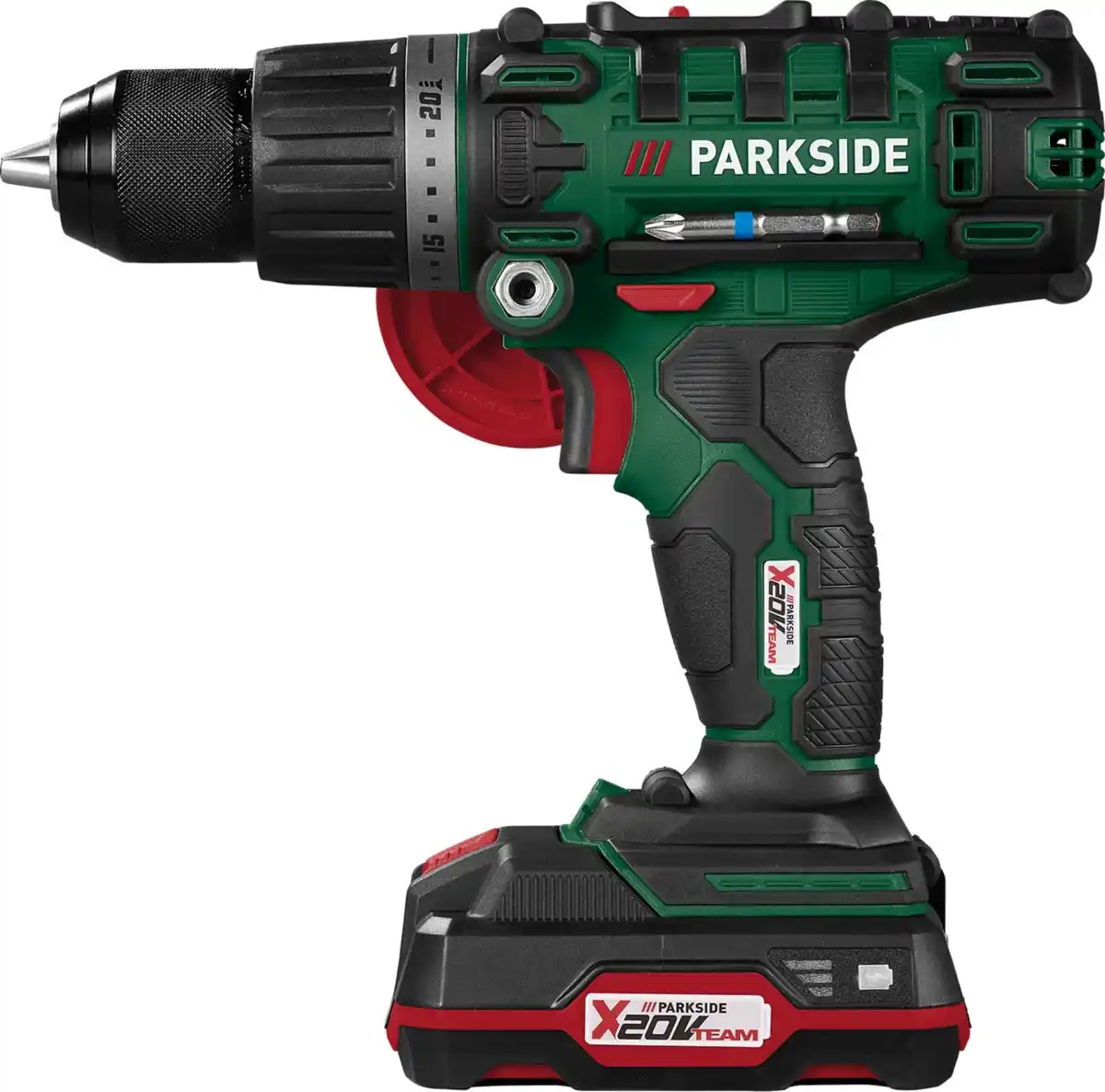 Bild 1 von PARKSIDE® Akku-Schlagbohrschrauber 20 V »PSBSA 20-Li C2« + Akku