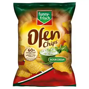 FUNNY FRISCH Ofen Chips 125 g, Sour Cream