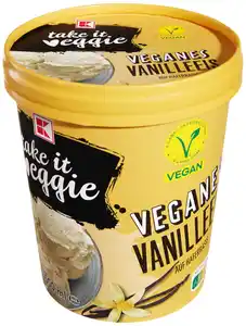 K-TAKE IT VEGGIE Veganes Vanilleeis, 500-ml-Becher