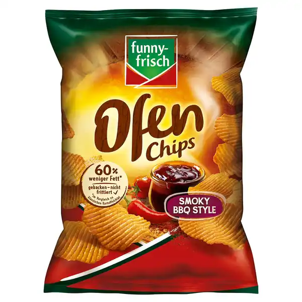 Bild 1 von FUNNY FRISCH Ofen Chips 125 g, Smoky BBQ