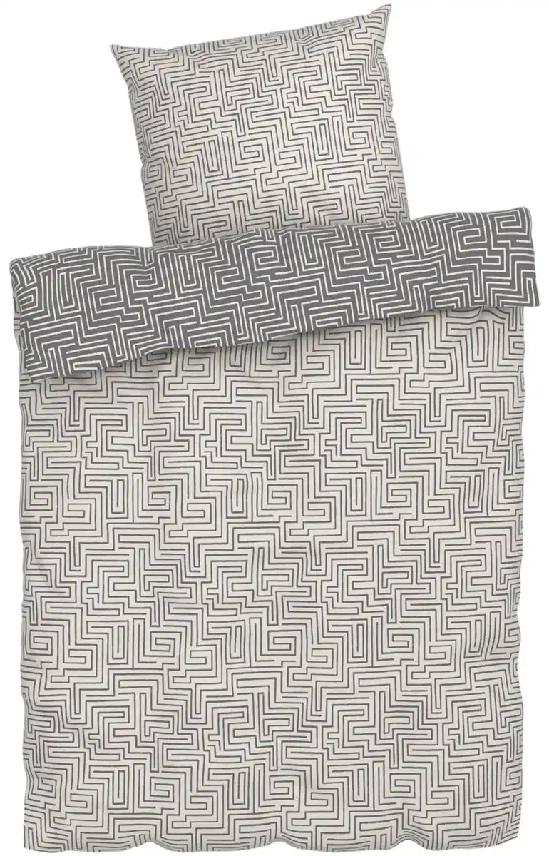 Bild 4 von LIV&BO® Mikrofaser-Satin-Bettwäsche ca. 155 x 220 cm, 2-teilig