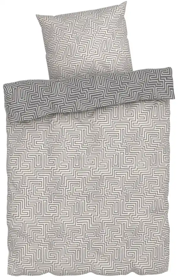 Bild 4 von LIV&BO® Mikrofaser-Satin-Bettwäsche ca. 155 x 220 cm, 2-teilig