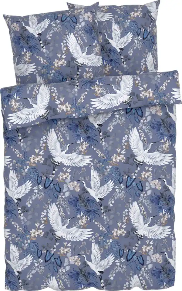 Bild 3 von LIV&BO® Mikrofaser-Satin-Bettwäsche ca. 200 x 220 cm, 3-teilig