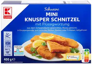 K-CLASSIC Mini-Knusper-Schnitzel oder -Cordon-Bleu, 400-g-Packg.