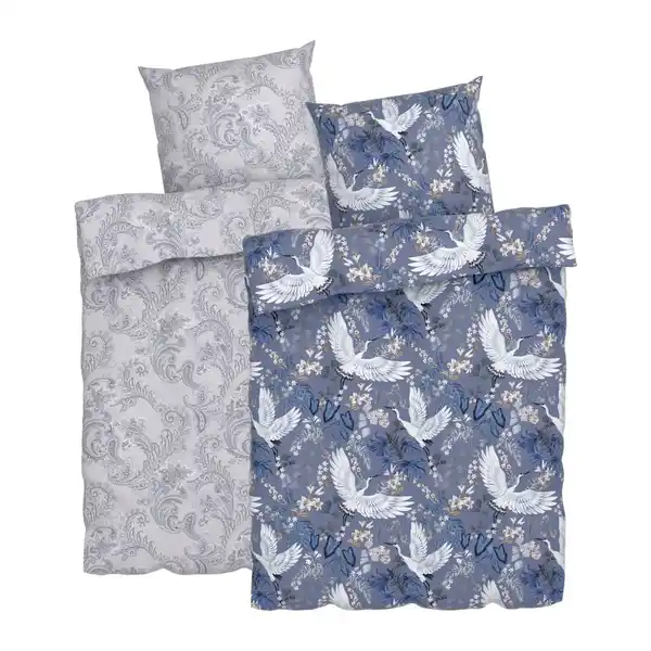 Bild 1 von LIV&BO® Mikrofaser-Satin-Bettwäsche ca. 155 x 220 cm, 2-teilig