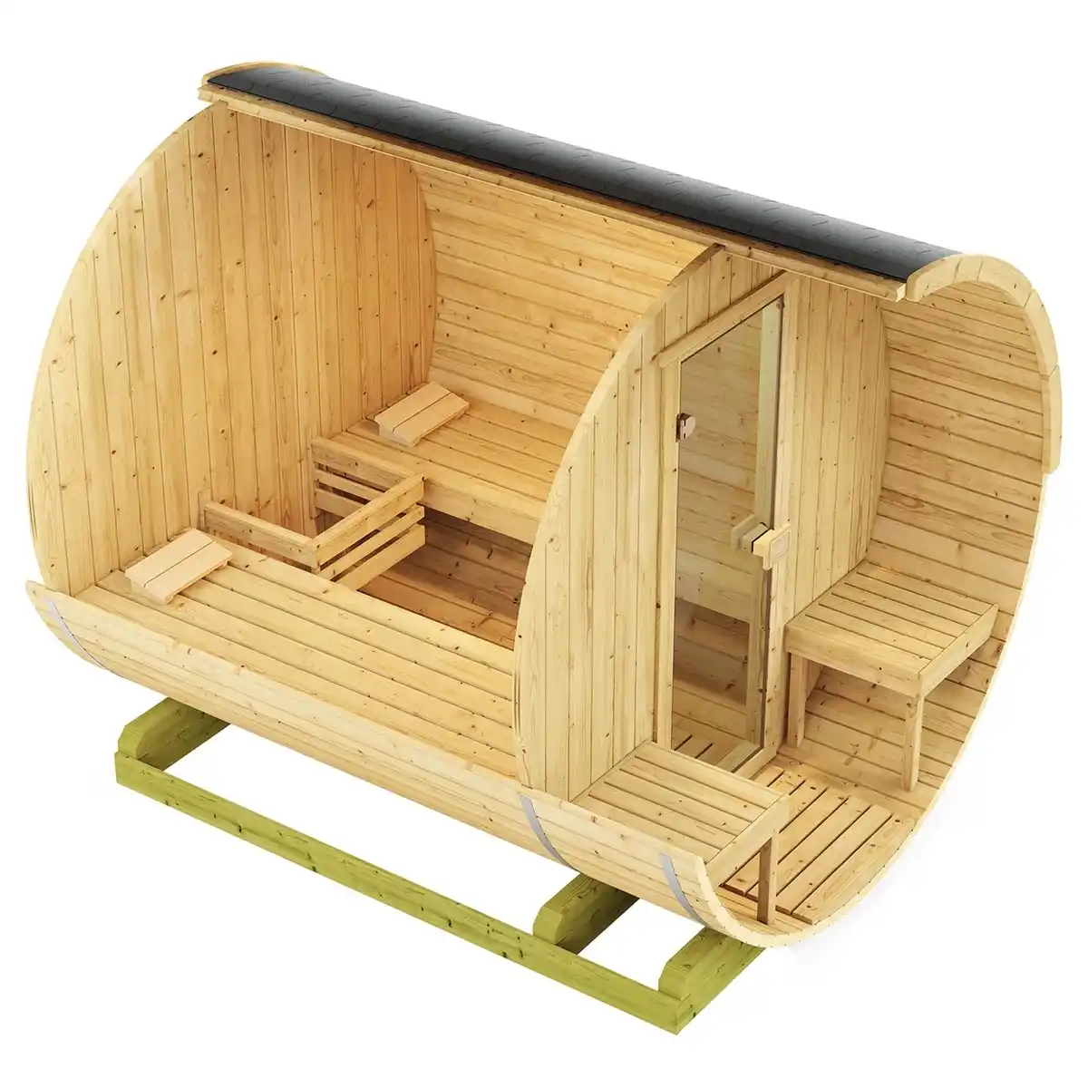 Bild 3 von Weka Fasssauna 198 Sparset 9,0 kW Kompakt