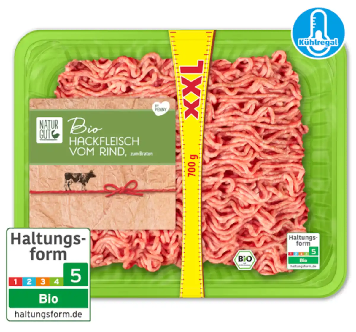 Bild 1 von NATURGUT Frisches Bio Rinder-Hackfleisch*