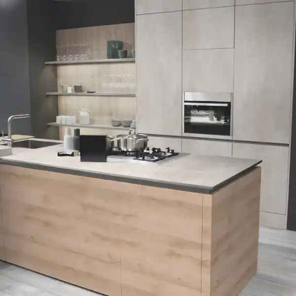 Bild 4 von Kaindl Arbeitsplatte Beton Opalgrey 260 cm x 60 cm x 2,8 cm