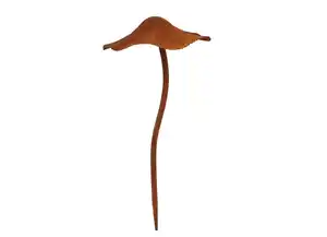Metall-Gartenstecker Pilz 14,5x30cm Rusty