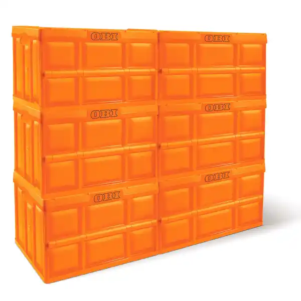 Bild 3 von OBI Klappbox Orange 62 l