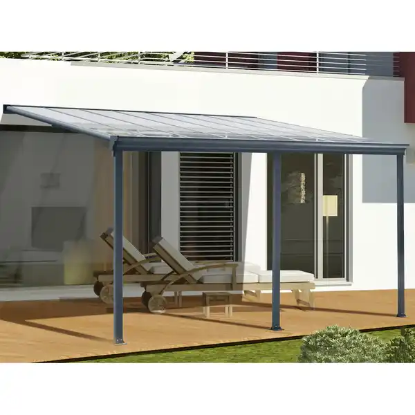 Bild 4 von Floraworld Terrassenüberdachung Anthrazit 496 cm x 303 cm