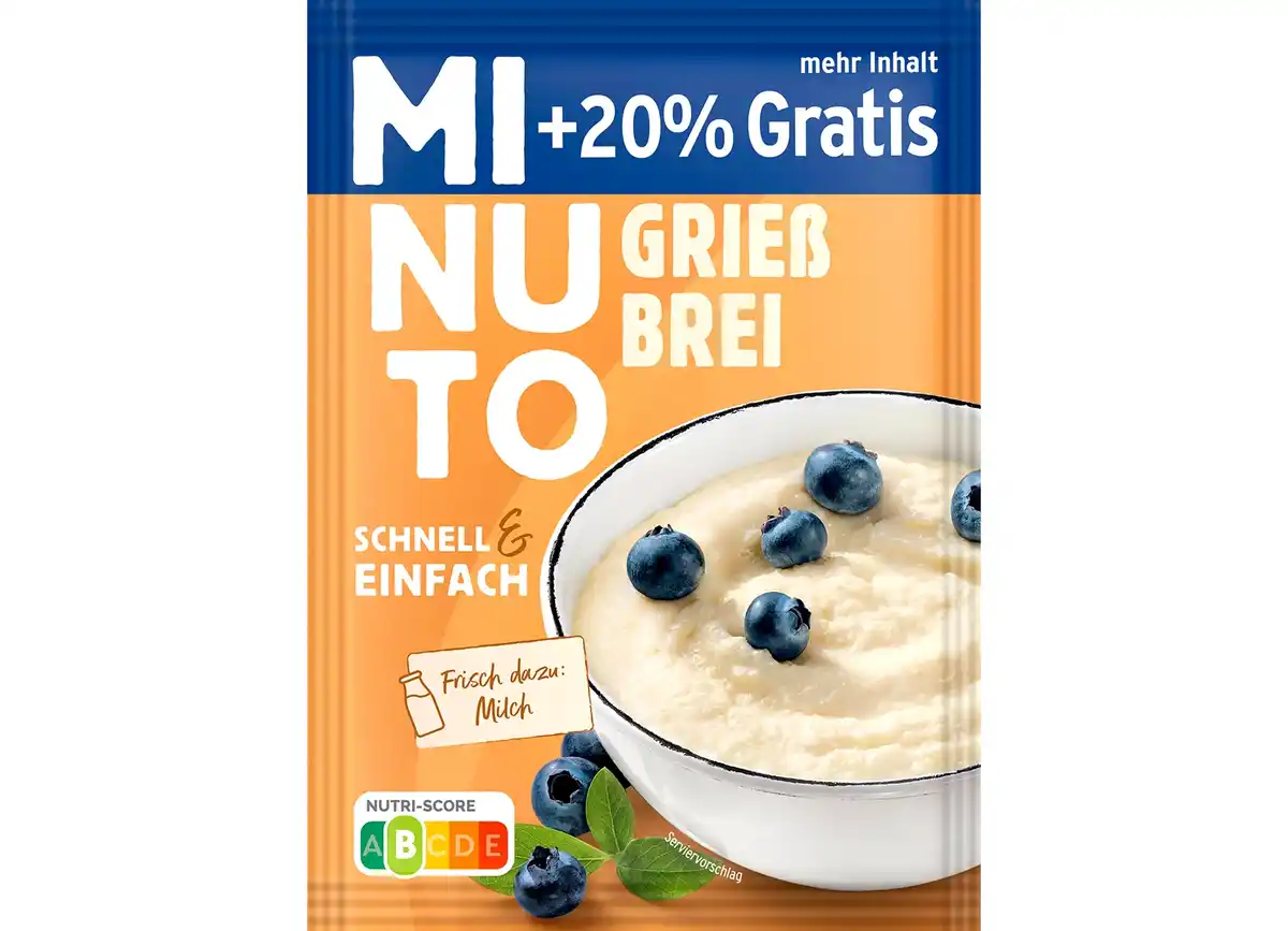 Bild 1 von MINUTO Grießbrei klassisch