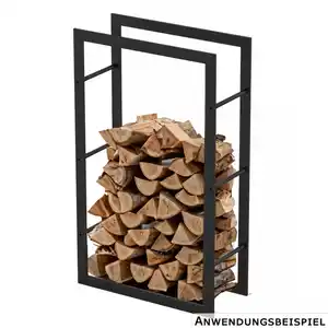 Kaminholzregal Rom 25 x 60 x 100 cm