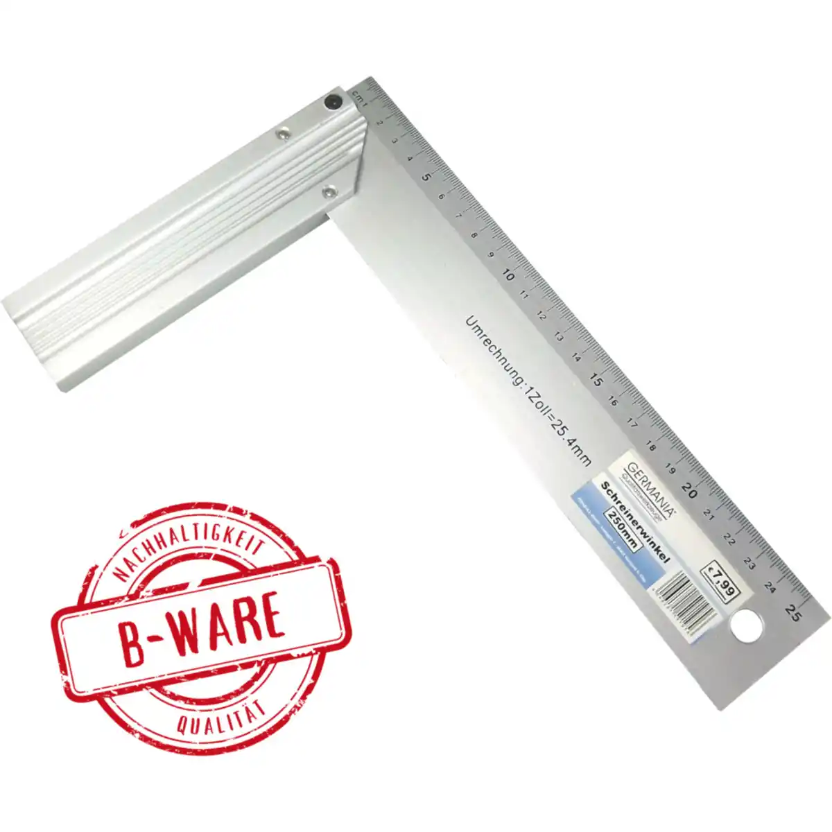 Bild 1 von GERMANIA® Schreinerwinkel 250x170mm - B-Ware