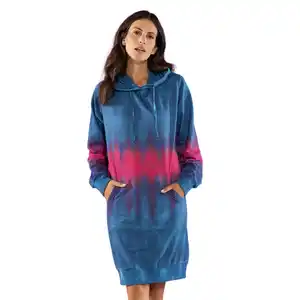 Sweat-Kapuzenkleid für Damen