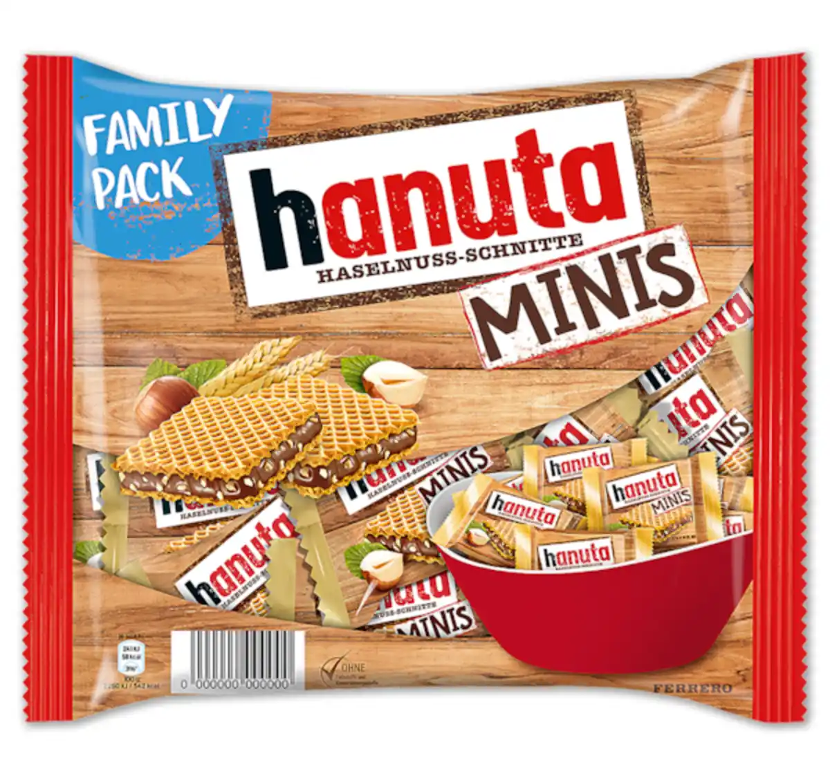 Bild 1 von FERRERO Hanuta Minis*