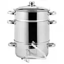 Bild 1 von Dampfentsafter-Set 3-teilig 14,4 Liter aus Edelstahl