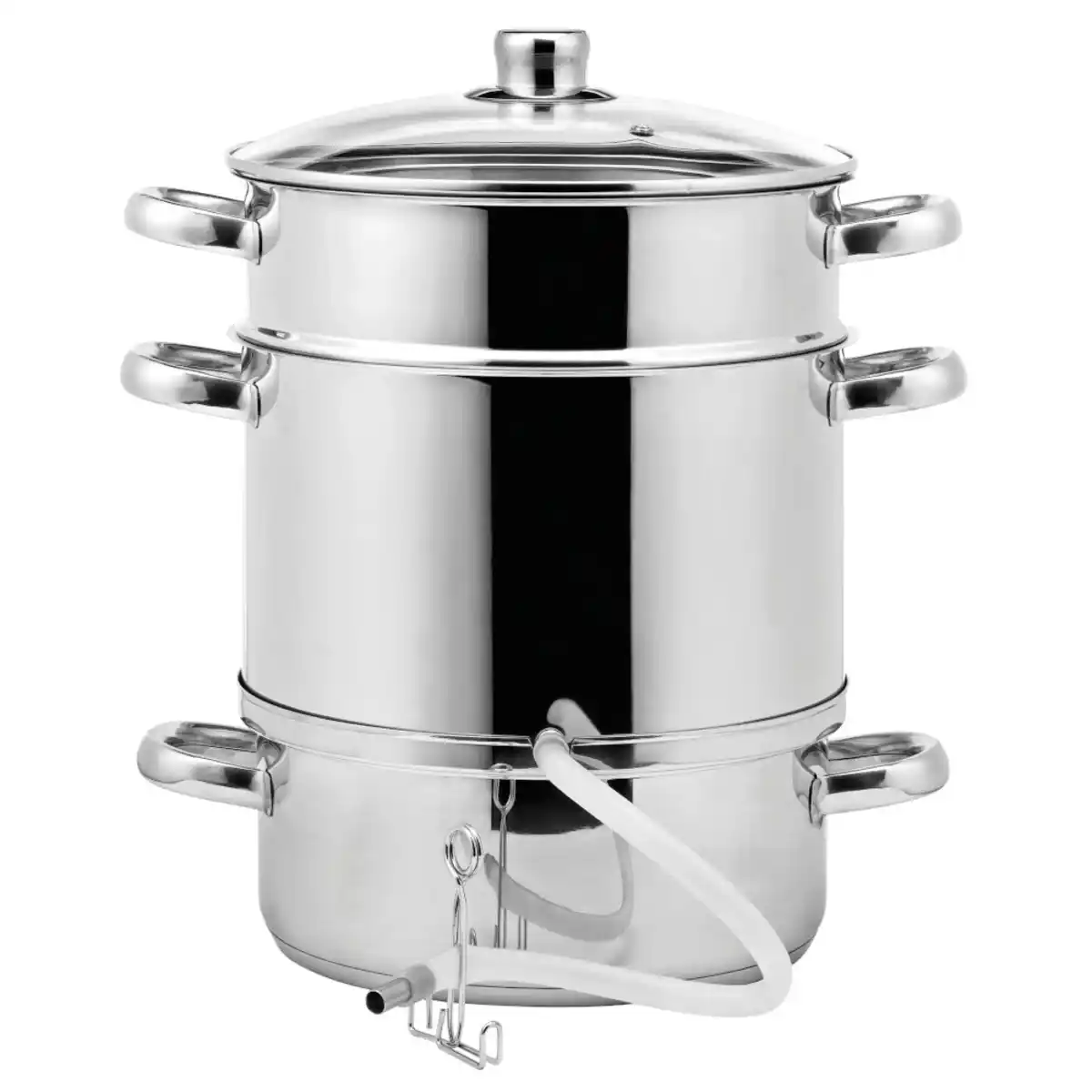 Bild 1 von Dampfentsafter-Set 3-teilig 14,4 Liter aus Edelstahl