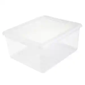 Aufbewahrungsbox 18 Liter 2er- Set, ca. 39x33,5x18 cm- Transparent