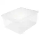 Bild 1 von Aufbewahrungsbox 18 Liter 2er- Set, ca. 39x33,5x18 cm- Transparent