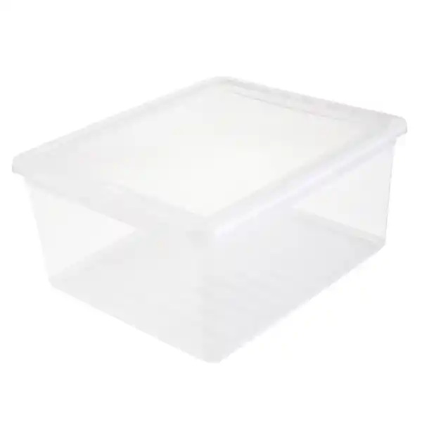 Bild 1 von Aufbewahrungsbox 18 Liter 2er- Set, ca. 39x33,5x18 cm- Transparent