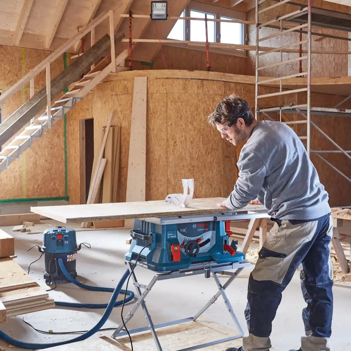 Bild 4 von Bosch Professional Tischkreissäge GTS 635-216 1.600 W inkl. Zusatzsägeblatt