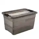 Bild 1 von Aufbewahrungsbox mit Deckel  52 Liter, ca. 59,5 x 39,5 x 34 cm- Crystal Grey