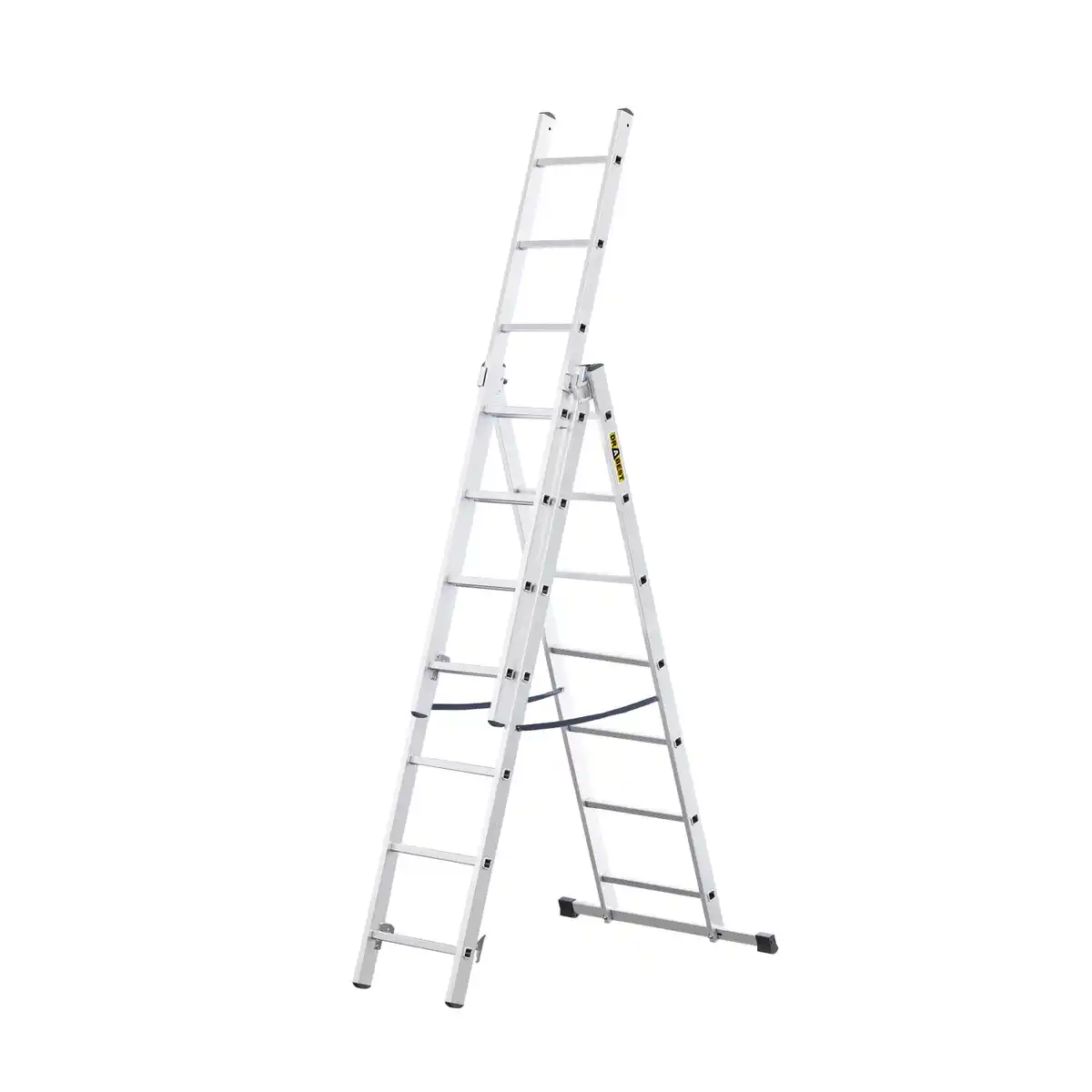 Bild 4 von DRABEST Vielzweckleiter 3 x 7 Sprossen Aluminium