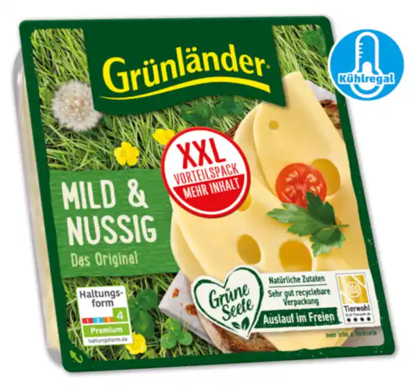 Bild 1 von GRÜNLÄNDER Käsescheiben*