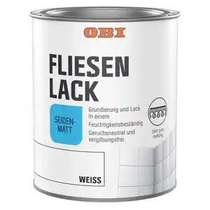 OBI Fliesenlack Weiß Seidenmatt 750 ml