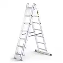 Bild 1 von DRABEST Vielzweckleiter 3 x 7 Sprossen Aluminium