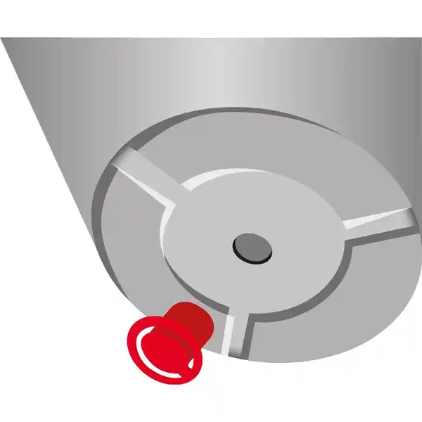 Bild 2 von Scheurich Pflanzgefäß Linetto Ø 28,6 cm Stony Black