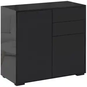 Sideboard Aufbewahrungsschrank mit 2 Schublade, 2 Türen für Wohnzimmer