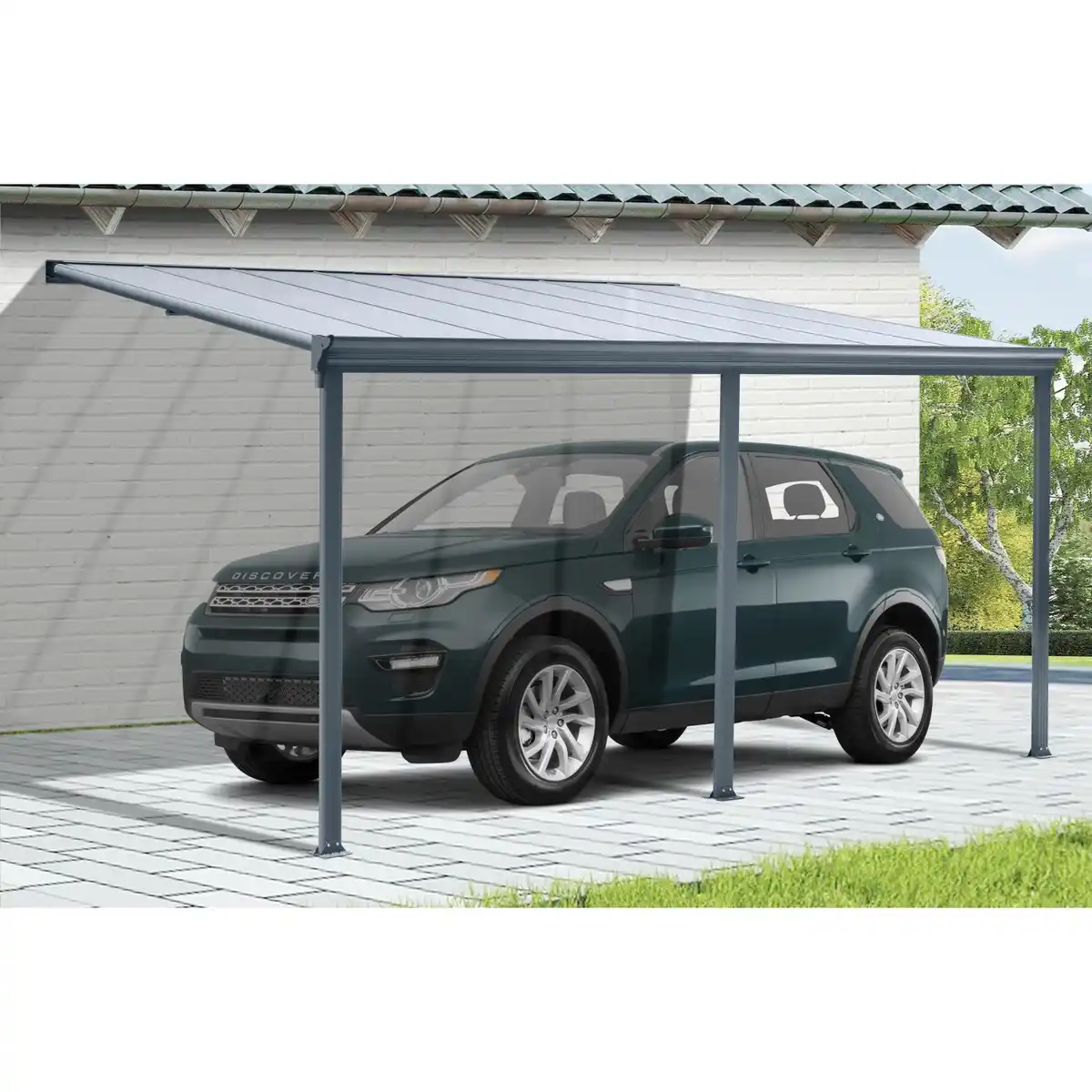 Bild 3 von Floraworld Terrassenüberdachung Anthrazit 496 cm x 303 cm