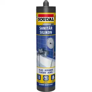 Soudal Dusche & Bad Silikon Grau 300 ml