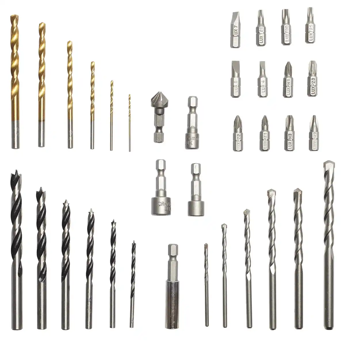 Bild 4 von LUX Bohrer- und Bit-Set 36-teilig