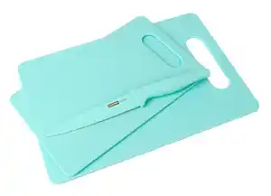 Schneidebretter inkl. Messer (Klinge aus rostfreiem Edelstahl)