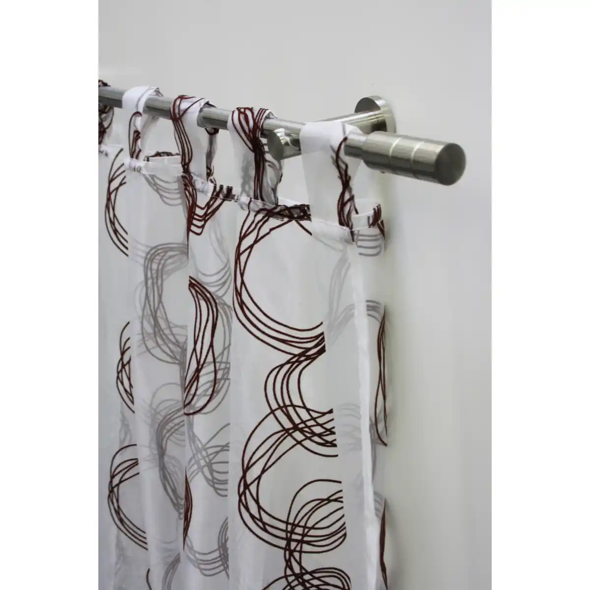 Bild 2 von Gardinia Gardinenstangen-Set Kreta Zylinder Ø 16/19mm 120-210cm Edelstahl-Optik