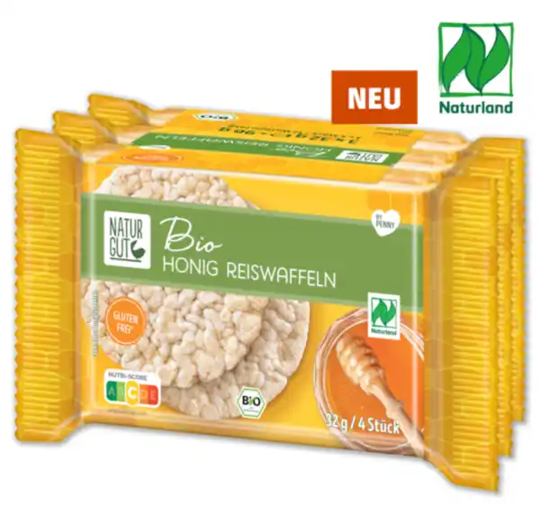 Bild 1 von NATURGUT Bio Honig Reiswaffeln*