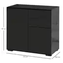 Bild 3 von Sideboard Aufbewahrungsschrank mit 2 Schublade, 2 Türen für Wohnzimmer