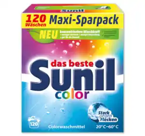 SUNIL Color- oder Vollwaschmittel*
