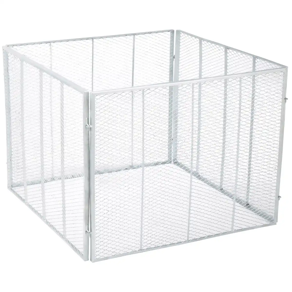 Bild 1 von Komposter aus feuerverzinktem Metall 800 l 4-teilig