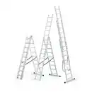 Bild 3 von DRABEST Vielzweckleiter 3 x 7 Sprossen Aluminium