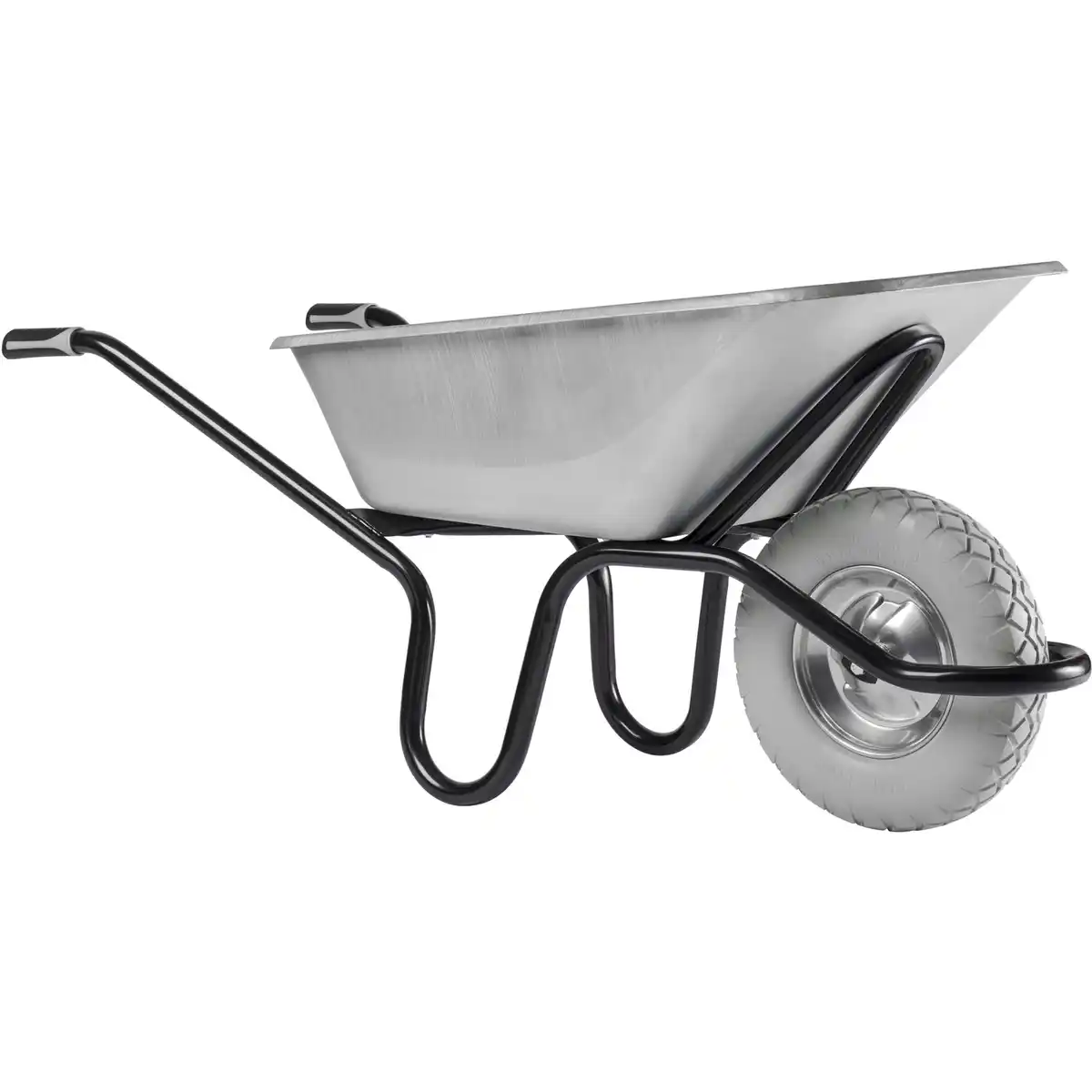 Bild 4 von Haemmerlin Einrad-Schubkarre 120 l Muldenvolumen 250 kg Traglast Verzinkt