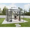 Bild 1 von Palram - Canopia Oasis 3.6 x 3.2 Gewächshaus rund Gewächshaus hexagon Glas Pavi