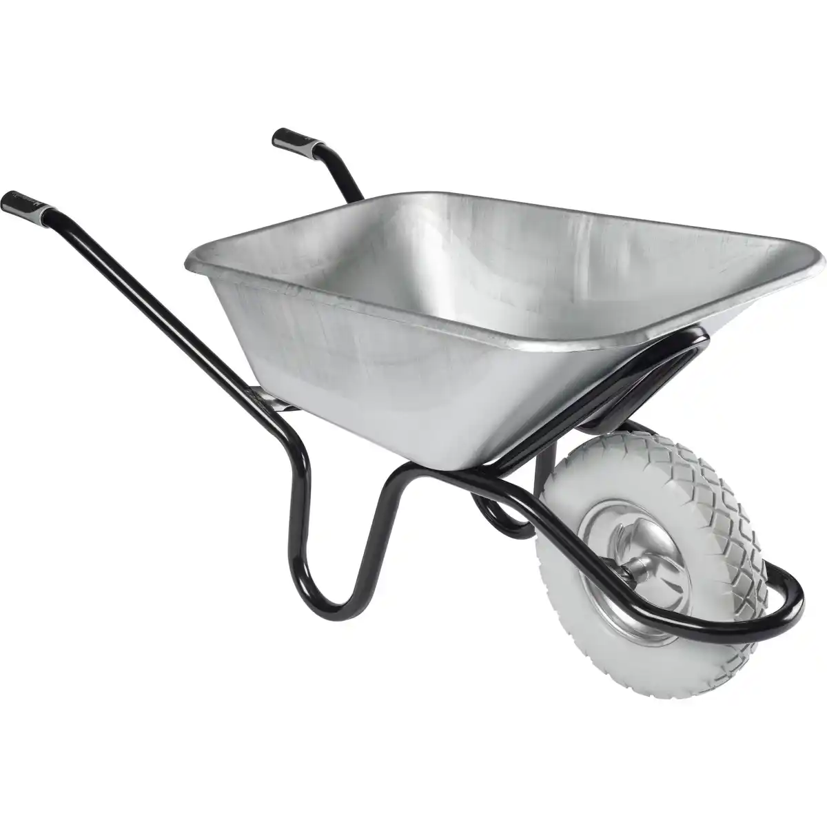 Bild 1 von Haemmerlin Einrad-Schubkarre 120 l Muldenvolumen 250 kg Traglast Verzinkt