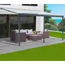 Bild 1 von Floraworld Terrassenüberdachung Anthrazit 496 cm x 303 cm