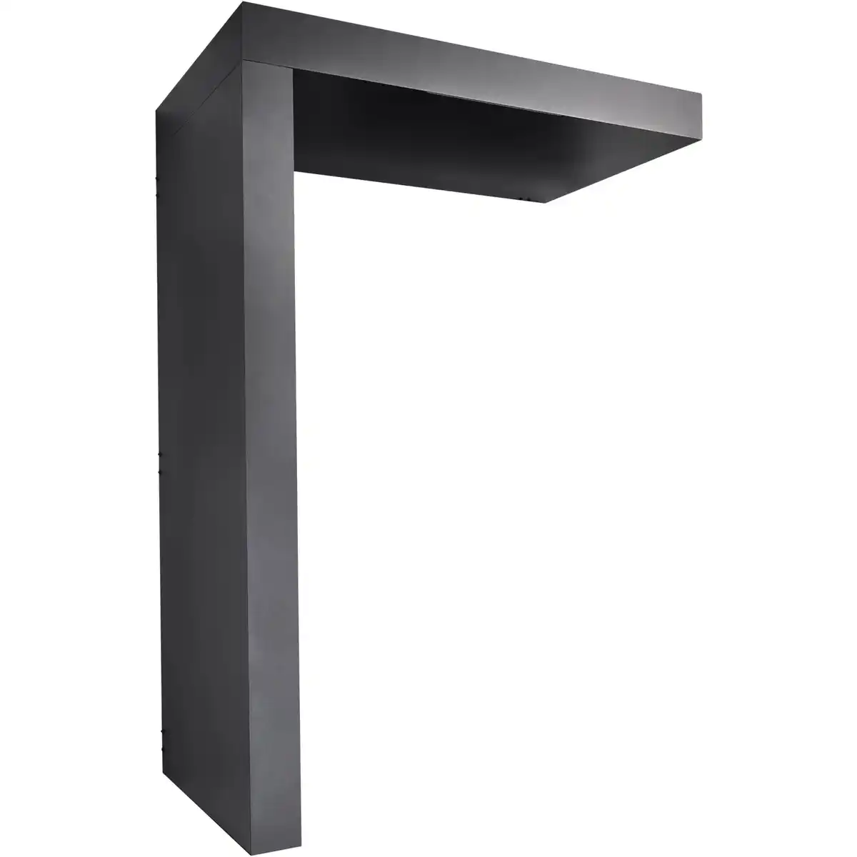 Bild 2 von Gutta Rechteckvordach BS PLUS Anthrazit 160 x 90 cm Seite Links